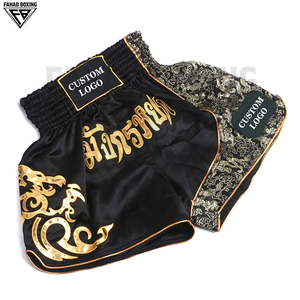 Vêtements d'arts martiaux imprimés, 100% polyester, sur mesure, prix de gros, qualité supérieure, vêtements de combat, shorts de Muay Thai - Product Image 3