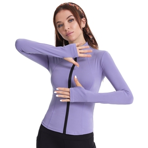 Chaqueta de Yoga Exclusiva para Mujer, Ligera, Ajustada, Sudadera con Capucha para Fitness, Prenda Deportiva Transpirable para Gimnasio y Running - Product Image 5