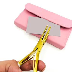 Stainless Steel Hair <b>Extension</b> <b>Beads</b> Remover Pliers Tool for Easy Opener/Closer of Hair <b>Extensions</b> Hair Styling Salon Use - Product Image 6