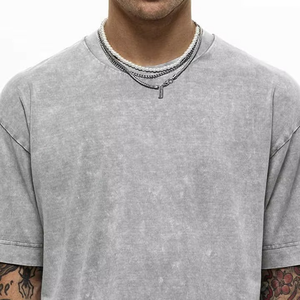 Camisetas Extra Grandes para Hombre, Hechas a Medida en Pakistán, Lavado Ácido, 100% Algodón, Estilo Urbano, Secado Rápido - Product Image 2