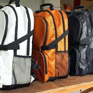 Sac à dos de cheerleading personnalisé avec paillettes, compartiment à chaussures, sac de voyage d'équipe, OEM ODM - Product Image 5