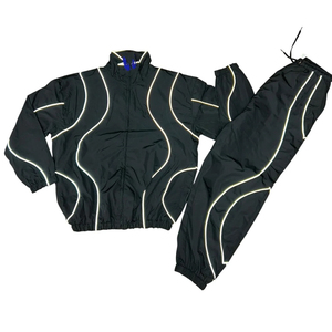 Custom Men Streetwear Tracksuit Reflective Windbreaker <b>Jacket</b> Pants Waterproof <b>Tech</b> <b>wear</b> Wholesale - Product Image 4