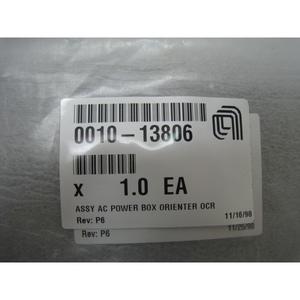 กล่องจ่ายไฟ AC รุ่นใหม่ AMAT 0010-13806 พร้อมตัวจัดตำแหน่ง OCR - อุปกรณ์และอะไหล่เซมิคอนดักเตอร์ระดับโลกที่เชื่อถือได้ - Product Image 1