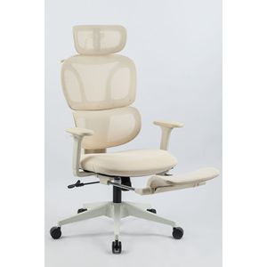 Sedia da Ufficio Ergonomica con Schienale Alto, Supporto Lombare Dinamico, Poggiatesta 2D, Braccioli 2D e Poggiapiedi - Product Image 5