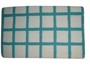 Tapis de selle western de haute qualité en laine polaire de Nouvelle-Zélande pour équipement d'équitation et de course de chevaux à motif croisé - Product Image 6