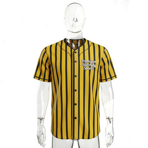 Camiseta de Béisbol de Secado Rápido y Transpirable con Botones para Niños y Hombres Unisex, Color Negro - Product Image 1