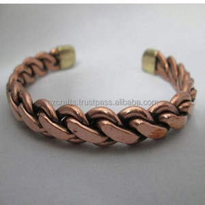 Best Quality Hammered <b>Copper</b> Cuff High Power <b>Copper</b> Bracelet - Product Image 3