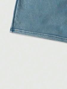 Shorts cargo décontractés pour hommes, taille élastique, taille mi-haute, avec poches fonctionnelles pour les aventures quotidiennes en plein air - Product Image 3