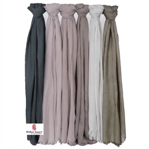 Breathable Plain Neckwear Textile Factory Cotton Viscose Polyester Lightweight Fabric Bulk Custom Brand Supply - Product Image 4