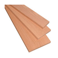 Bois de chêne exotique scié, Quercus Mongolica, bois de chêne rabattu d'un côté, planches de bois dur rondes séchées au four