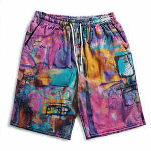 Summer <b>Mesh</b> Sublimation <b>Shorts</b> Men Windproof Dry Sublimation <b>Mesh</b> <b>Shorts</b> Men's Street Fashion <b>Mesh</b> <b>Shorts</b> Mens - Product Image 2