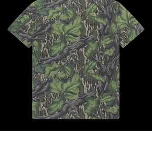 T-shirt unisexe en jersey teint camouflage, style streetwear, coupe oversize en coton imprimé, manches courtes, décontracté, coupe ample, haut d'été - Product Image 2