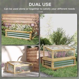 Serra per aiuole da giardino per la coltivazione e la protezione delle piante - Product Image 6