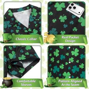 Camisa Casual de Algodón para Hombre, Manga Corta, Estampado Tropical Hawaiano, con Botones, para Playa, Verano, Colorida, Floral - Product Image 3