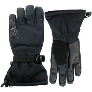 Gants de ski imperméables personnalisés haut de gamme avec logo, doigts entiers, paume renforcée en polyester, isolation thermique, fermeture à cordon, hiver - Product Image 3