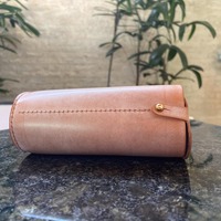 CHOU Shanghai Waterdrop Étui à lunettes double haut de gamme en cuir véritable durable, décontracté et simple, pour lunettes de soleil et de vue