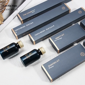 <span class=keywords><strong>Kit</strong></span> de toilette de luxe pour hôtel, ensemble de voyage, shampoing et après-shampoing, savon 20g, pantoufles, peigne - Product Image 5