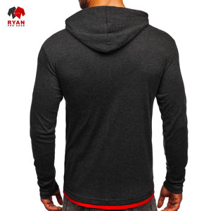 Sudadera con Capucha para Hombre Ryan Pro Gear con Logotipo Personalizado en la Parte Delantera, 100% Algodón Felpa, Corte Regular, Invierno, Suministro ODM OEM - Product Image 3