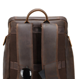 Mochila de Cuero Impermeable para Hombre, Mochila de Viaje, Mochilas Escolares de Alta Calidad - Product Image 4
