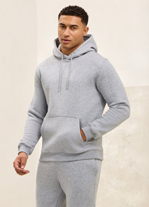 Custom Logo Winter Solid Tracksuit <b>Flared</b> <b>Sweatpants</b> and Hoodie Sets for Men - Product Image 5