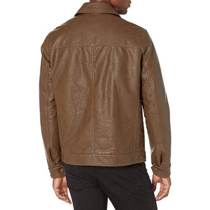 Leather <b>Jackets</b> Wholesale Popular Design Newly Arrived Customized logo Breathable Professional Designing Leather <b>jacket</b> for men - Product Image 6