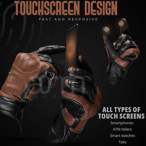 Guantes de Motocicleta con Logotipo Personalizado de Marca Privada, Guantes de Motocicleta con Logotipo Personalizado de Buen Material - Product Image 2