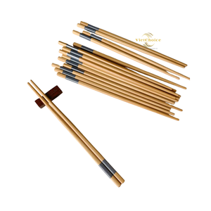 Baguettes en bambou naturel, vaisselle durable pour les repas quotidiens et les services de restauration - Product Image 4