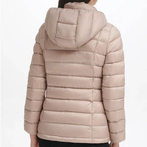 แจ็กเก็ตปลาปักเป้าสำหรับผู้หญิงแจ็กเก็ตขนเป็ดทำจากโพลีเอสเตอร์โลโก้ออกแบบได้ตามต้องการ - Product Image 3