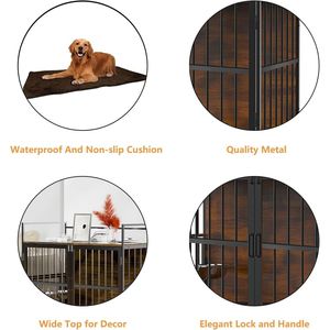 Gabbia per Cani Super Resistente da Interno, 41 Pollici, per Cani di Taglia Grande, Mobili e Casette per Animali Domestici - Product Image 4