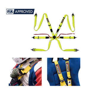 Cinturón de Seguridad para Carreras FIA 8853 2016 TBRACING, Marca Privada, Venta al Por Mayor, Ajustador de Acero de 2 Pulgadas, Liberación Rápida, Elástico, OEM ODM, 6 Puntos - Product Image 2