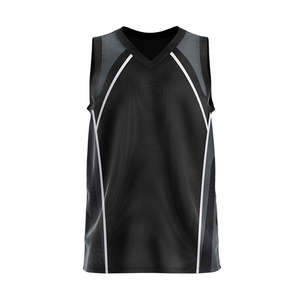 Conjunto de Uniforme de Baloncesto Transpirable Personalizado, Kit Deportivo sin Mangas con Nombre del Equipo, Servicio OEM, Material de Poliéster - Product Image 4
