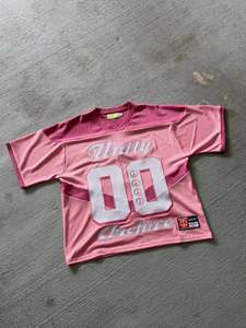Camiseta de Motocross de Malla de Doble Capa Y2K de Primera Calidad con Logotipo Personalizado, Sublimación con Estampado Gráfico Completo, Manga Corta - Product Image 6