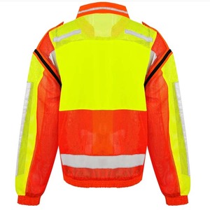 Sudadera con Capucha de Trabajo de Alta Visibilidad, con Forro Polar Cálido para Invierno, Logotipo Personalizado, Ropa de Trabajo, Chaqueta de Seguridad Reflectante e Impermeable con LED - Product Image 2