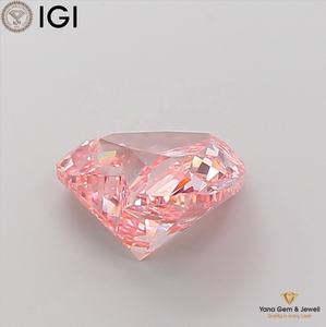 เพชรสีชมพูสดใสระดับ VS1 รูปหัวใจ น้ำหนัก 5.00 กะรัต ผลิตในห้องปฏิบัติการ พร้อมใบรับรอง IGI สำหรับจี้เครื่องประดับสุดหรู - Product Image 3