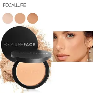 FOCALLURE FA16 Pressed Powder Makeup Skin Face Compact Powder Waterproof Foundation Powder