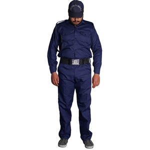 Uniformes de Guardia de Seguridad para Hombre, Personalizados, de Verano, de Alta Calidad, Cómodos, de Poliéster/Algodón, Diseño de Ropa de Trabajo para Oficiales de Seguridad de Hotel - Product Image 4