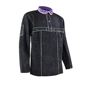 Vestes de travail à manches longues résistantes à l'usure en cuir de vachette, vestes de haute qualité pour soudeurs, très demandées - Product Image 1