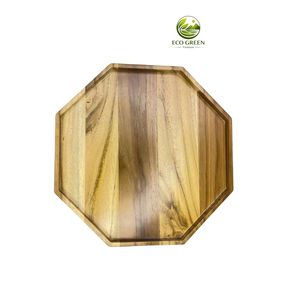 Planche à découper en bois de teck massif, écologique, 3 cm d'épaisseur, à grain de bois traversant, de qualité supérieure, lavable au lave-vaisselle, taille personnalisée, gravée, directement de l'usine - Product Image 2