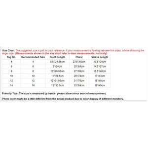 4-14 ילדים בנות שרוולים ארוכים יבול מתכתי העליון לריקוד הבמה ריקוד התעמלות כושר החלקה - Product Image 6