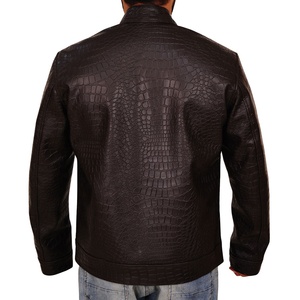 Chaqueta de cuero de nuevo estilo, prenda elegante en cuero premium, chaqueta de piel para hombre - Product Image 5