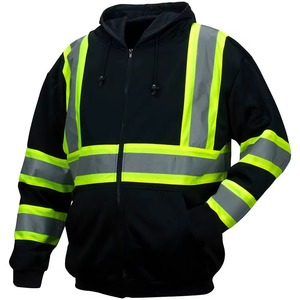 เสื้อแจ็คเก็ตนิรภัยสะท้อนแสงแบบ Hi-Vis สำหรับฤดูหนาว พิมพ์โลโก้ตามสั่ง สะท้อนแสง 3M ได้รับการรับรองมาตรฐาน CE ผลิตจากโพลีเอสเตอร์ สำหรับผู้ชาย งานก่อสร้าง - Product Image 3