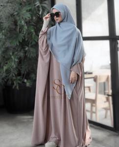 อาบายะฮานี โอเวอร์ไซส์ ชุดมุสลิมแบบดั้งเดิมสำหรับผู้หญิง สวมใส่สบายๆ ในช่วงเทศกาลอีดและรอมฎอน ไซส์พลัส ทรงหลวม ระบายอากาศได้ดี ผ้าไม่ยับ - Product Image 2