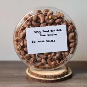 Noix de cajou bio torréfiées et séchées en gros, boîte de 500g - OEM, noix de cajou premium beurrées et salées, prix direct usine - Product Image 5