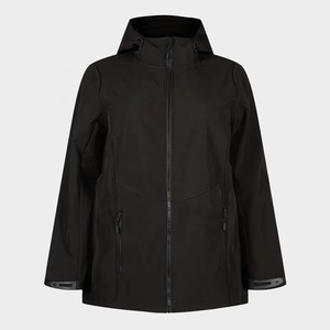 เสื้อแจ็คเก็ตกันลมกันน้ำคุณภาพสูงสำหรับกิจกรรมกลางแจ้ง ระบายอากาศได้ดี มีฮู้ด ซิป ปิด สีพื้น สำหรับทุกเพศ ทรงปกติ ขายส่ง - Product Image 1