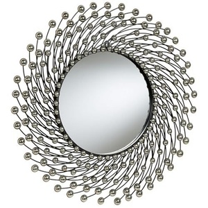 Miroir mural pour la décoration intérieure, design feuille, miroir décoratif classique et moderne, plusieurs finitions disponibles. - Product Image 1