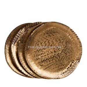 New Arrival Stainless Steel Metal Plated Round Shape Shinny Polished Charger Plate Home <b>Wedding</b> Party <b>Table</b> <b>Top</b> Accent - Product Image 6