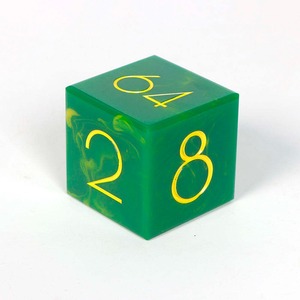 Dados de Resina de Mármol Elegantes, Personalizados, para Backgammon, Cubo de Duplicación de Perlas, Dados de Juego con Acabado Perla Duradero, Bloque de Dados, Arte y Artesanía Madiha - Product Image 5