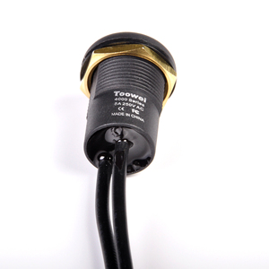 <strong>High</strong> <strong>Quality</strong> Round <strong>High</strong> Head <strong>Illuminated</strong> <strong>Light</strong> LDE Waterproof 16mm <strong>Push</strong> Button Switches with Potted Cable - Product Image 2