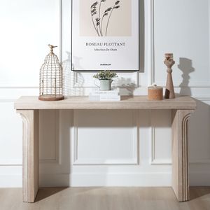 Consolle in Legno Moderna e Minimalista da 58 Pollici per Ingresso, Soggiorno, Corridoio - Elemento Decorativo Versatile - Product Image 1