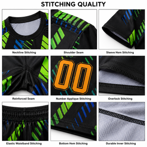 Uniforme de fútbol sublimado personalizado hecho en Pakistán, conjunto de camiseta y pantalones cortos de fútbol 100% poliéster. - Product Image 6